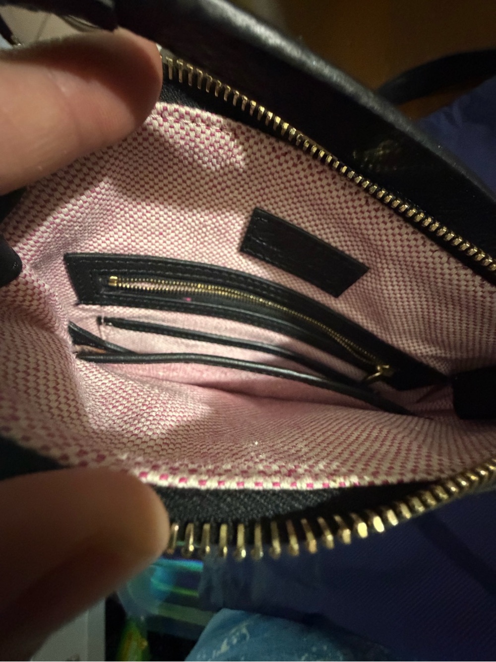 Dooney & Bourke Black Pebble Leather Crossbody Bag - Picture 4 of 6